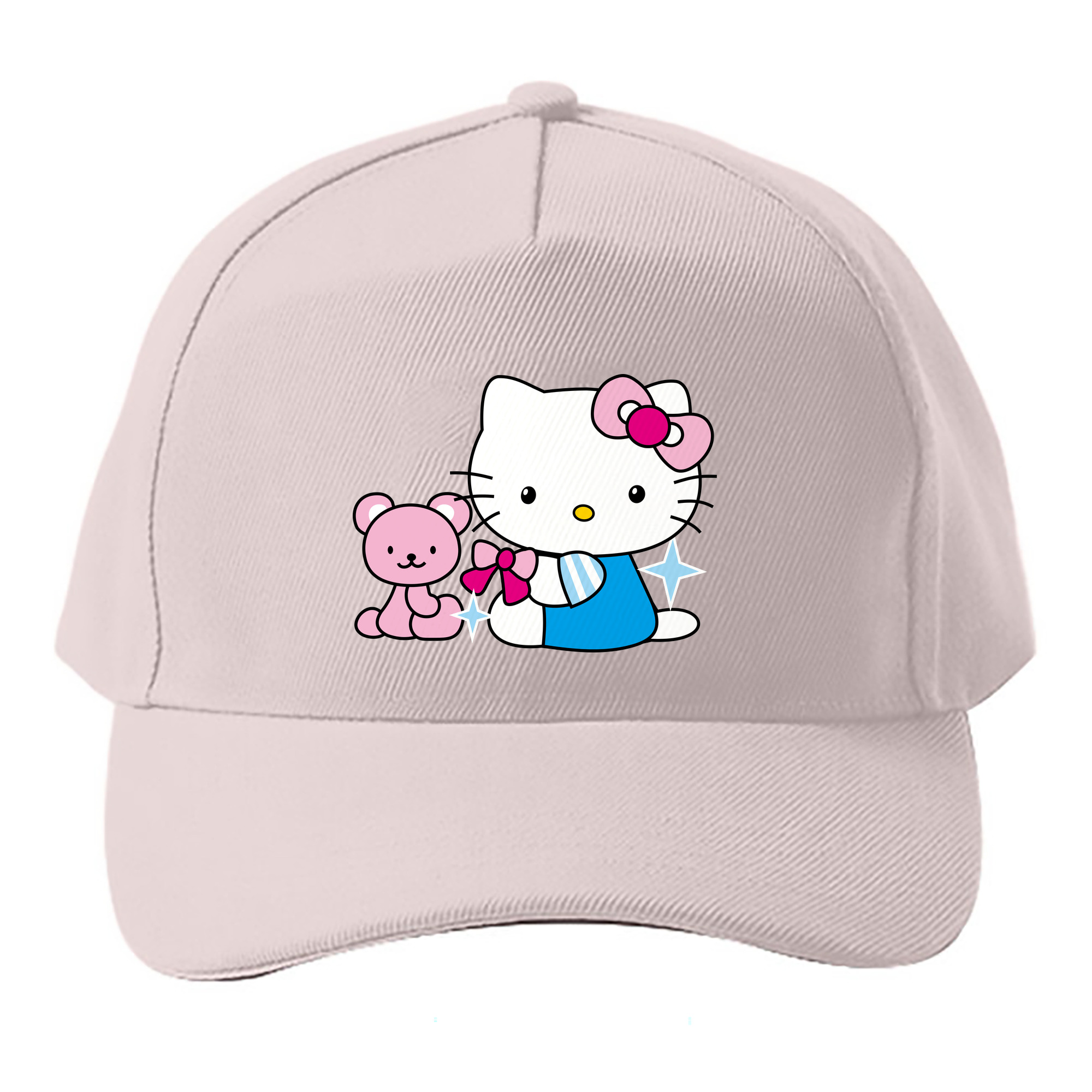 （画像用） Hello Kitty ハローキティ ベースボールキャップ 綿100％ 男女兼用 帽子 スポーツ